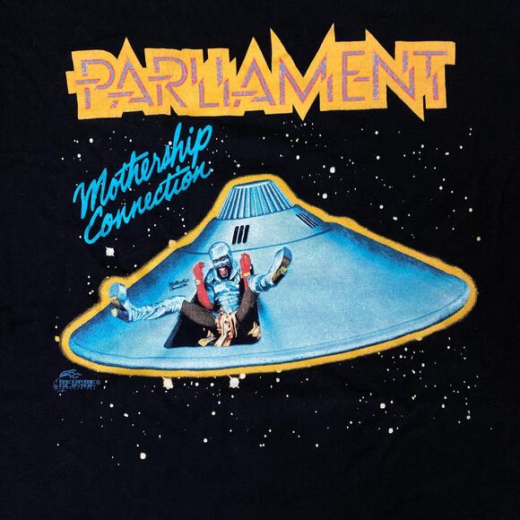 Vintage Y2K Parliament Funkadelic Mothership Connection Shirt George Clinton - Picture 2 of 3